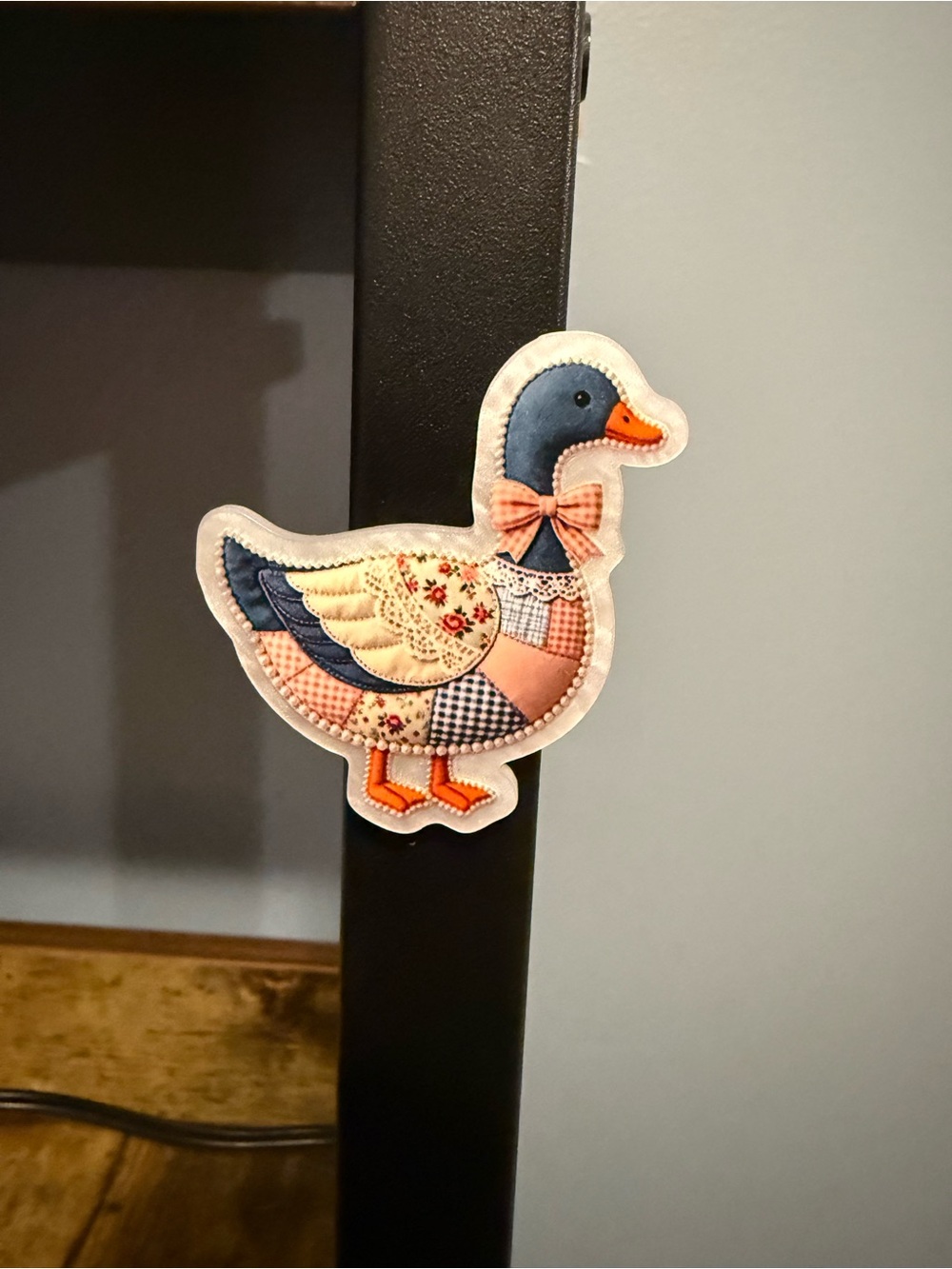 Vintage Patchwork Duck/Goose Acrylic Magnet